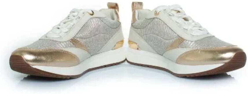 Michael Kors Pre-owned Leather sneakers White Dames