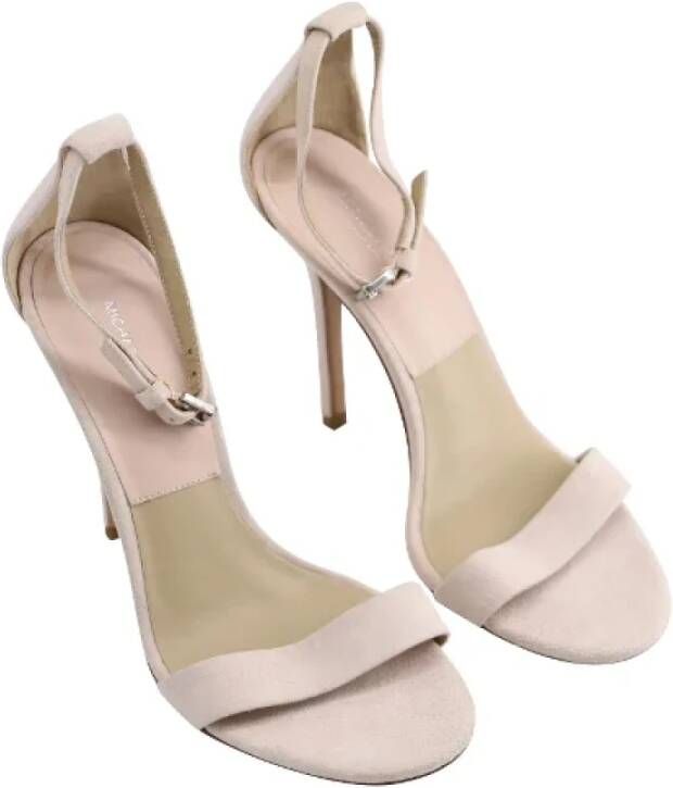 Michael Kors Pre-owned Suede sandals Beige Dames