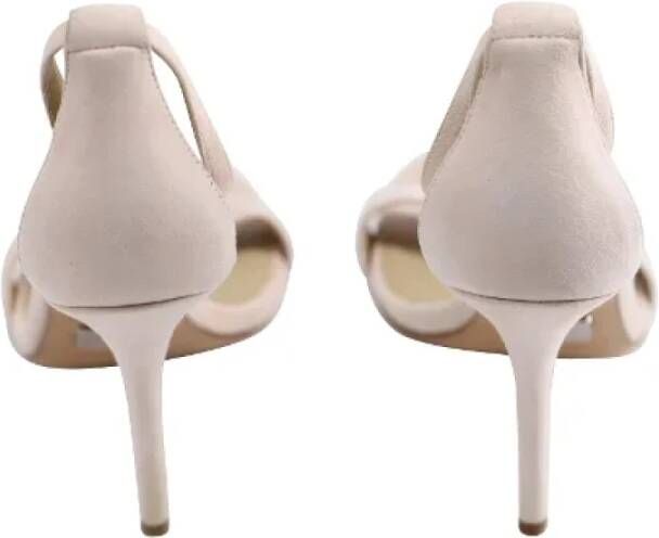 Michael Kors Pre-owned Suede sandals Beige Dames
