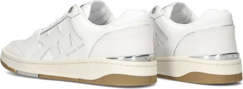 Michael Kors Rebel Lace Up Lage Sneakers White Dames