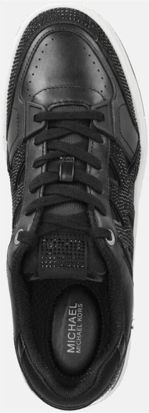 Michael Kors Rebel Zwarte Leren Sneaker Black Dames