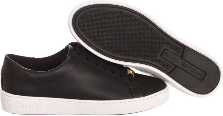 Michael Kors Rode Ronde Neus Sneakers Black Dames