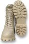 Michael Kors Rowan Lace Up Bootie Enkellaarzen Beige Dames - Thumbnail 3