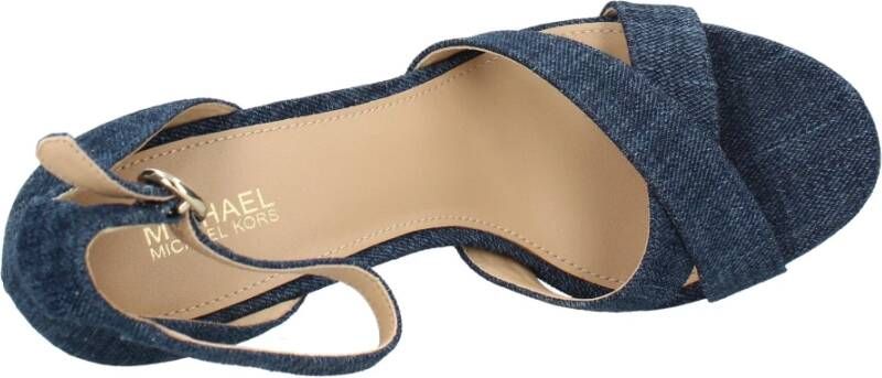 Michael Kors Sandalen Blauw Blue Dames