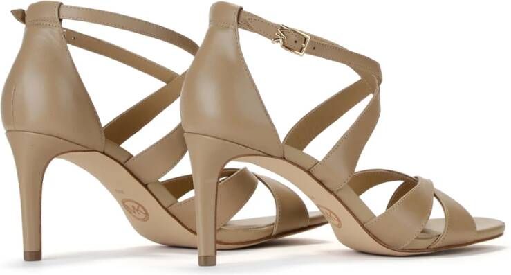 Michael Kors Sandalen met hoge hakken Bruin Dames