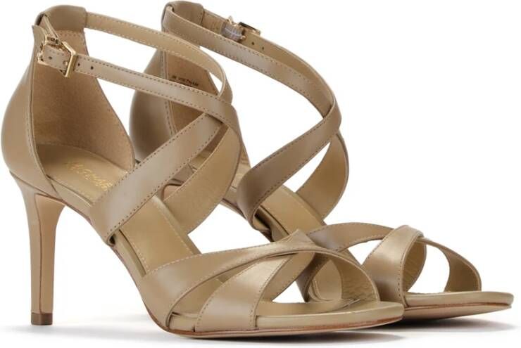 Michael Kors Sandalen met hoge hakken Bruin Dames