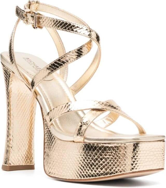 Michael Kors Sandalen met hoge hakken Geel Dames