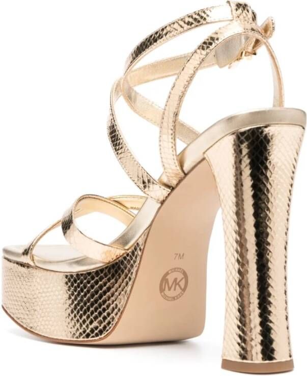 Michael Kors Sandalen met hoge hakken Geel Dames