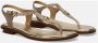 MICHAEL KORS Sandalen Dames Mallory Thong Maat: 40 Materiaal: Leer Kleur: Goud - Thumbnail 15