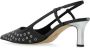 Michael Kors Zwarte Alora Slingback Pump met Eyelets Black Dames - Thumbnail 10