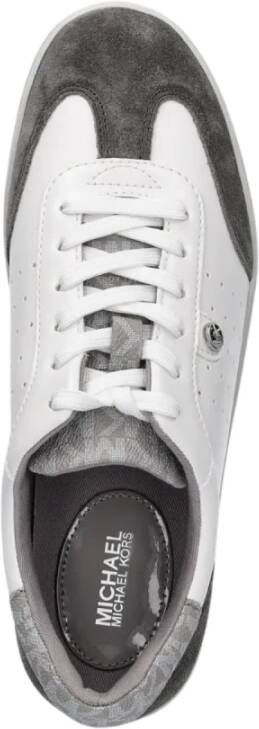 Michael Kors Scotty Lace Up Sneakers in Grijs White Dames