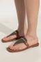 Michael Kors Sandalen Lena Thong in bruin - Thumbnail 3