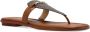 Michael Kors Sandalen Lena Thong in bruin - Thumbnail 5