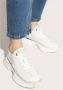 Michael Kors Witte Leren Sneakers met Strass White Dames - Thumbnail 3