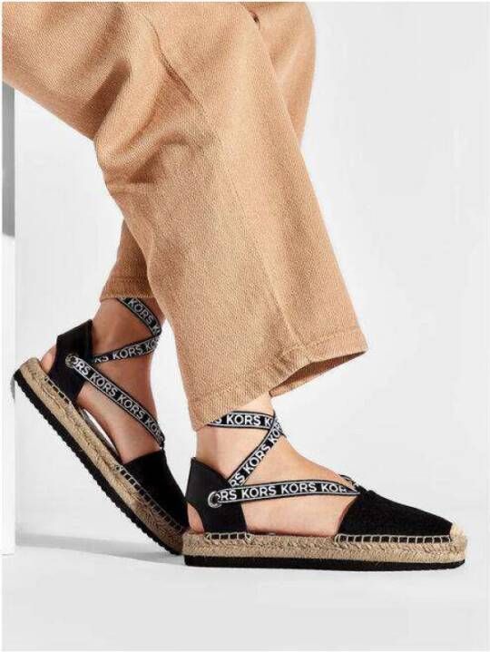 Michael Kors Stijlvolle Espadrilles voor de Zomer Black Dames