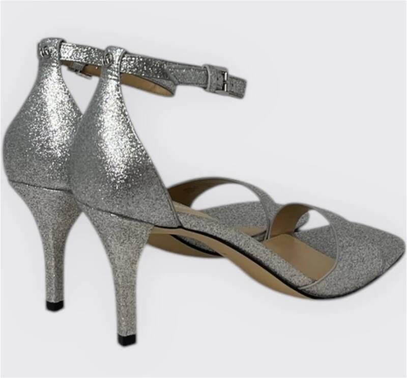 Michael Kors Zilveren Sandalen Elegante Stijl Gray Dames