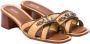 Michael Kors Stijlvolle Leren Loafers Beige Dames - Thumbnail 2