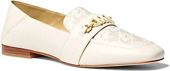 Michael Kors Stijlvolle Loafer Schoenen voor Mannen Beige Dames