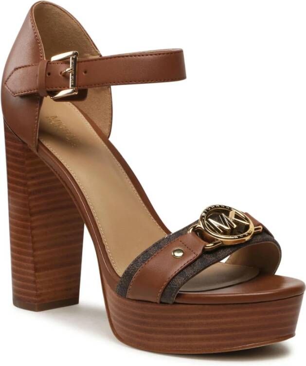 Michael Kors Stijlvolle Sandalen Brown Dames