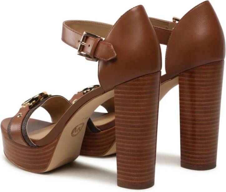 Michael Kors Stijlvolle Sandalen Brown Dames