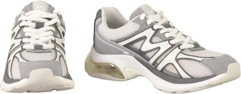 Michael Kors Stijlvolle Sneakers met Rubberen Zool Gray Dames