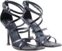 Michael Kors Strappy Sandaal met Gekruiste Banden Black Dames - Thumbnail 2