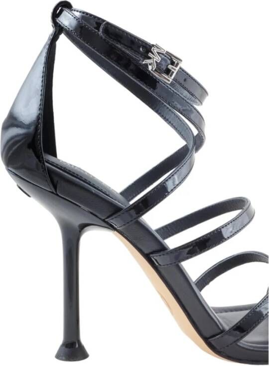 Michael Kors Strappy Sandaal met Gekruiste Banden Black Dames