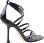 Michael Kors Strappy Sandaal met Gekruiste Bandjes Black Dames - Thumbnail 6