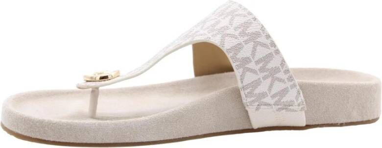 Michael Kors Stijlvolle Zomer Slippers Beige Dames