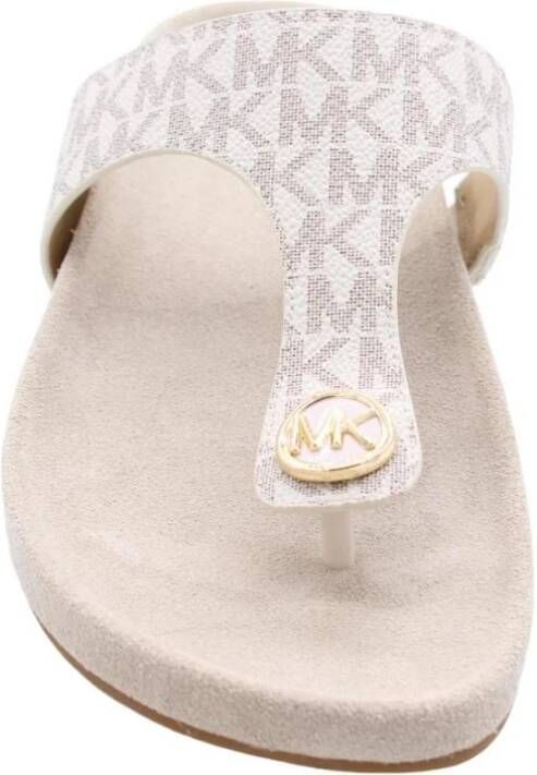 Michael Kors Stijlvolle Zomer Slippers Beige Dames