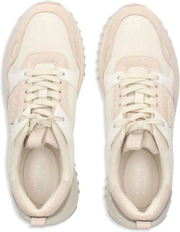 Michael Kors Theo Cream Multi Sneaker Beige Dames