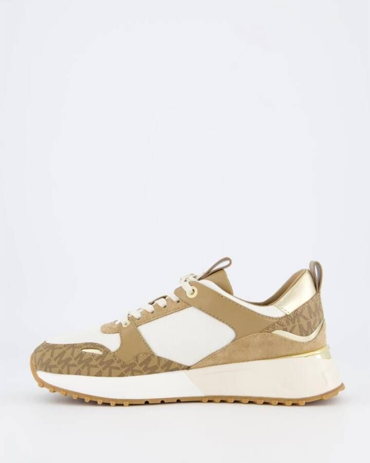 Michael Kors Low-Top Sneakers Theo Trainer in bruin