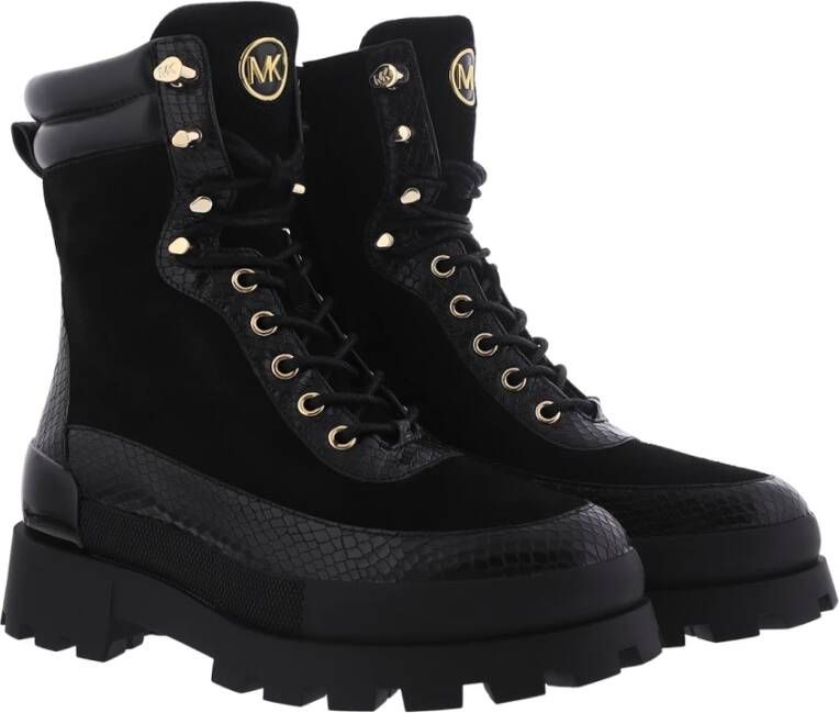 Michael Kors Veterbootie Zwart Dames