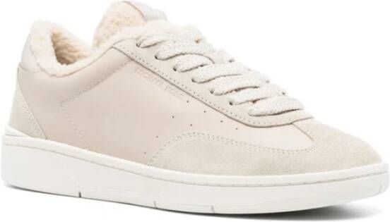 Michael Kors Lace-Up Sneakers Beige Heren