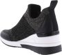 Michael Kors Dames Willis Wedge Sneaker Zwart Gou Black Dames - Thumbnail 3