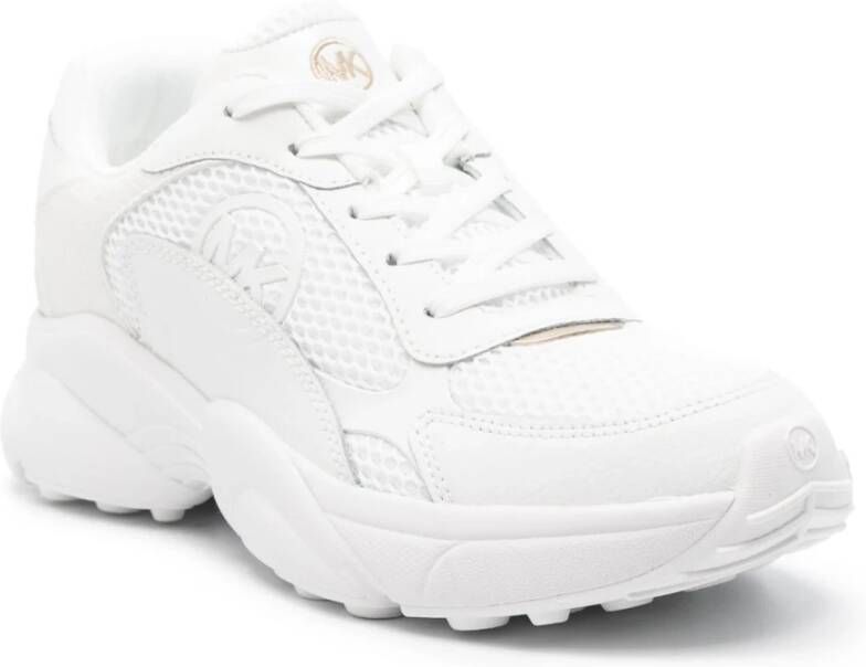 Michael Kors Witte Casual Sneakers met Rubberen Zool White Dames