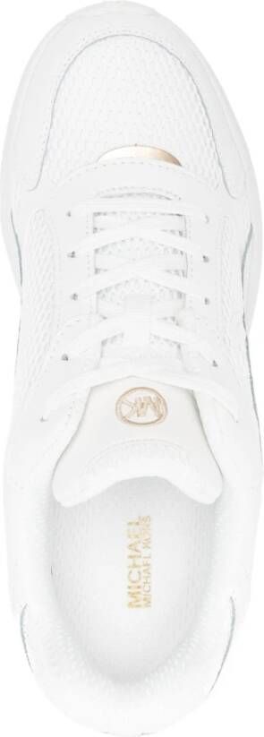 Michael Kors Witte Casual Sneakers met Rubberen Zool White Dames