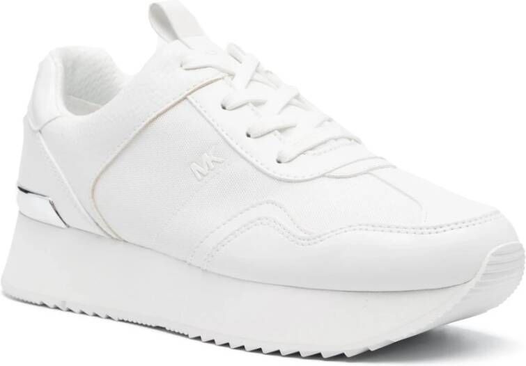 Michael Kors Witte Casual Trainer Flats White Dames