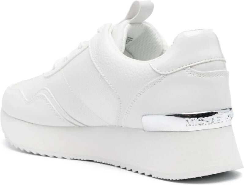 Michael Kors Witte Casual Trainer Flats White Dames