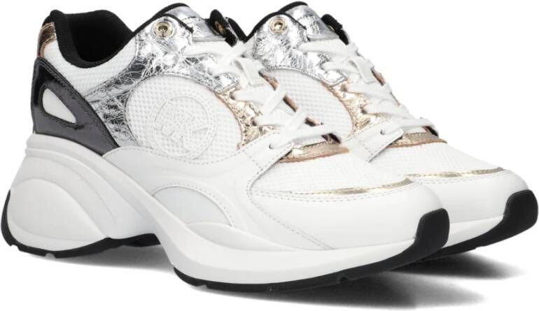 Michael Kors Witte Leren Lage Sneakers White Dames