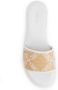 Michael Kors Witte Platte Sandaal met Gouden Detail Beige Dames - Thumbnail 2