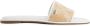 Michael Kors Witte Platte Sandaal met Gouden Detail Beige Dames - Thumbnail 3
