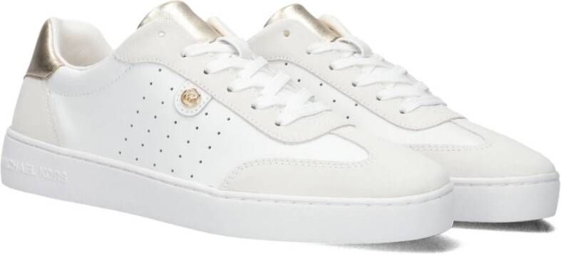 Michael Kors Witte Veterschoenen Scotty White Dames