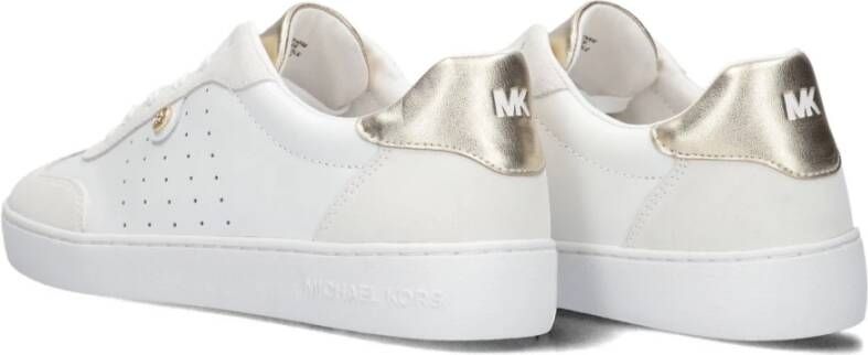 Michael Kors Witte Veterschoenen Scotty White Dames