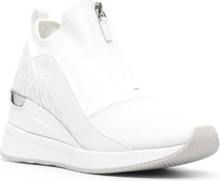 Michael Kors Witte wedge sneakers voor vrouwen White Dames