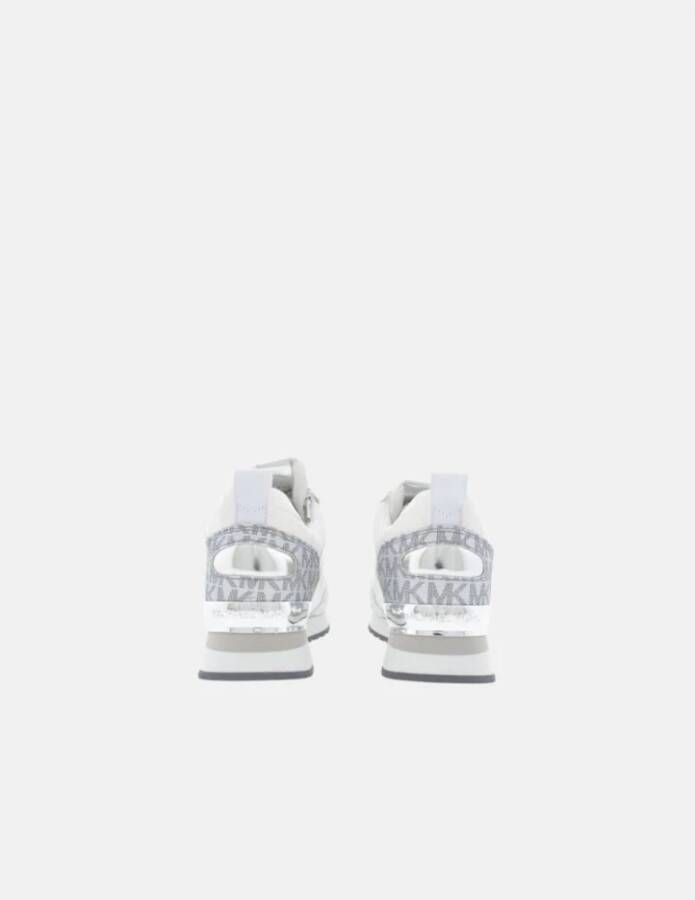 Michael Kors Witte Wilma Opt Zilver Sneakers White Dames