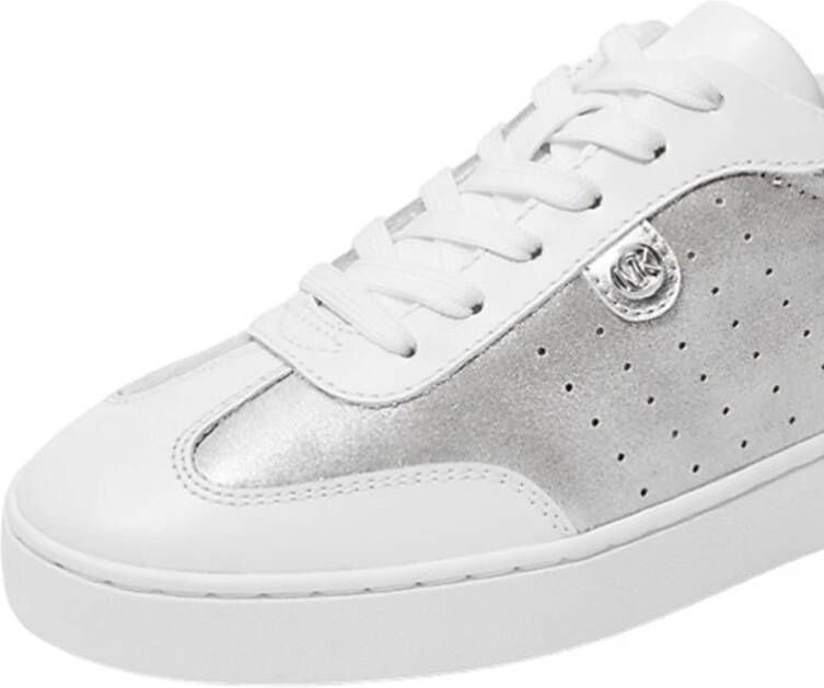 Michael Kors Zilveren Veterschoenen Scotty Gray Dames