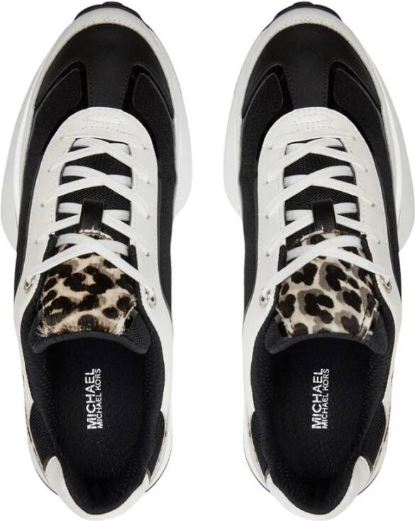 Michael Kors Zwart Multi Ari Trainer Sneakers Black Dames