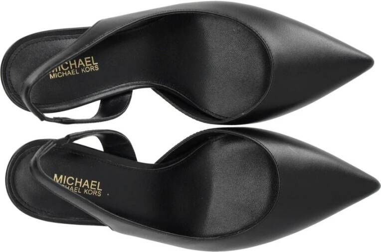 Michael Kors Zwarte Alina Flex Sling Hak Sandalen Black Dames