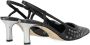 Michael Kors Zwarte Alora Slingback Pump met Eyelets Black Dames - Thumbnail 4